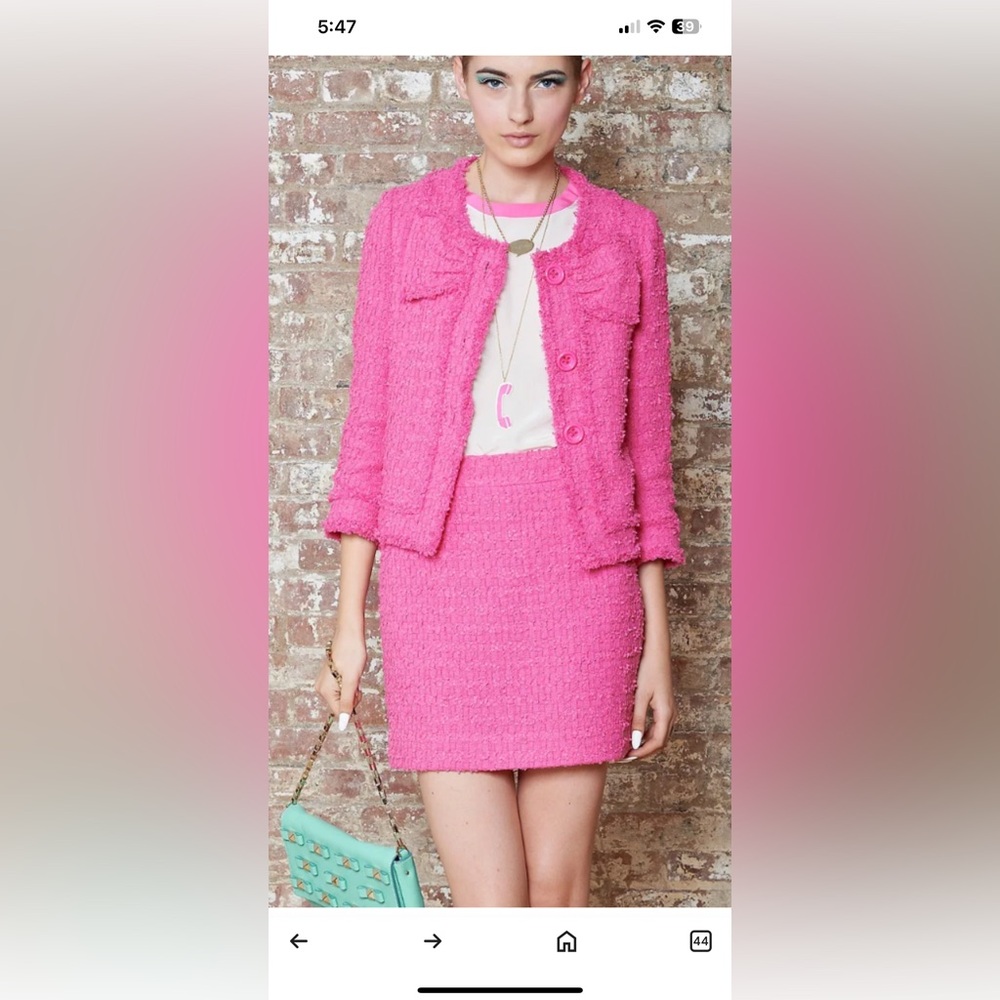 Kate spade pink blazer size 10